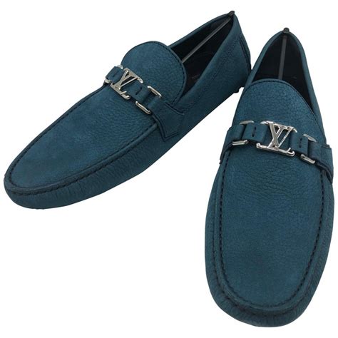 louis vuitton mens blue suede loafers|Loafers and Moccasins Collection for Men .